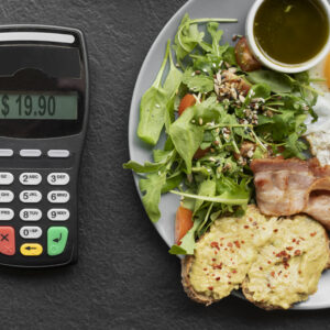 Comida por peso de almuerzo